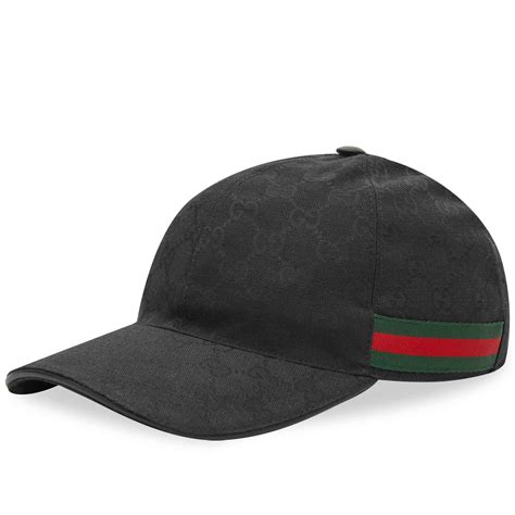 Gucci Gg Jaquard Baseball Cap Black .